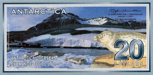 Wzory banknotów - polecam dla kolekcjonerów - Antarktyka - dolar.JPG