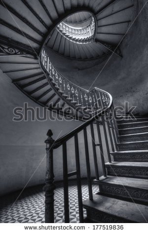 Architektura,Schody, Staircase - stock-photo-old-spiral-staircase-177519836.jpg