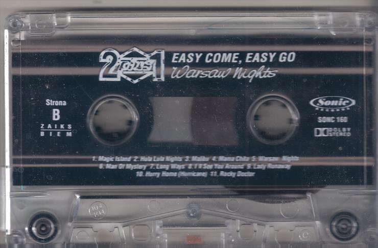 Easy Come, Easy Go, Warsaw Nights ...and More MC - 2000, składanka - kaseta strona B.jpg